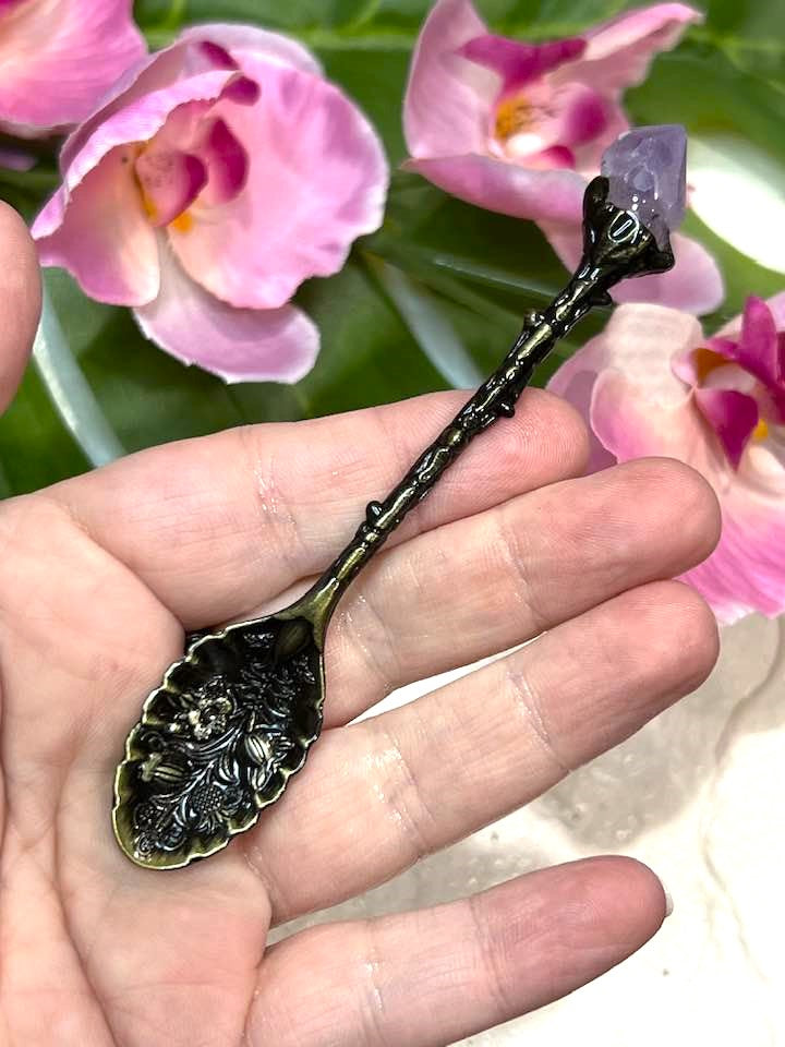Amethyst Fairy Spoon