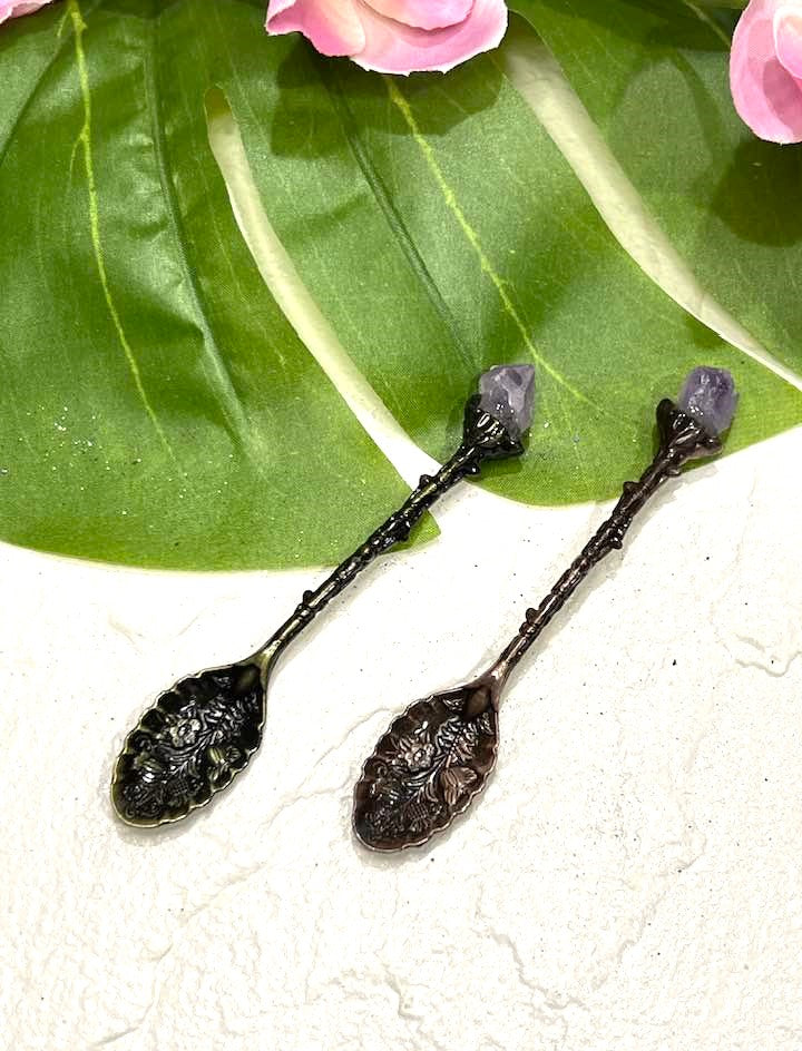 Amethyst Fairy Spoon