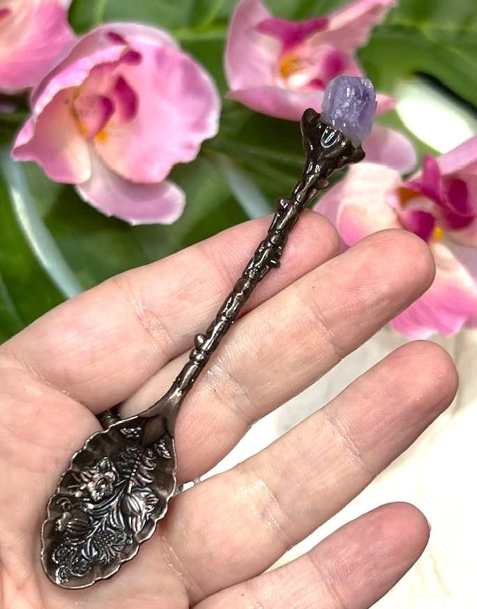 Amethyst Fairy Spoon