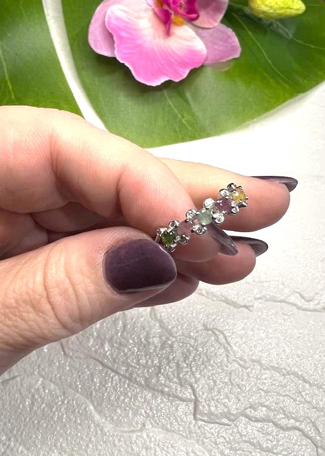 Adjustable Labradorite Dragonfly Ring