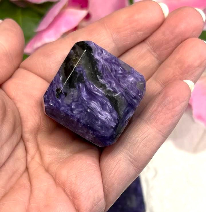Charoite Cube