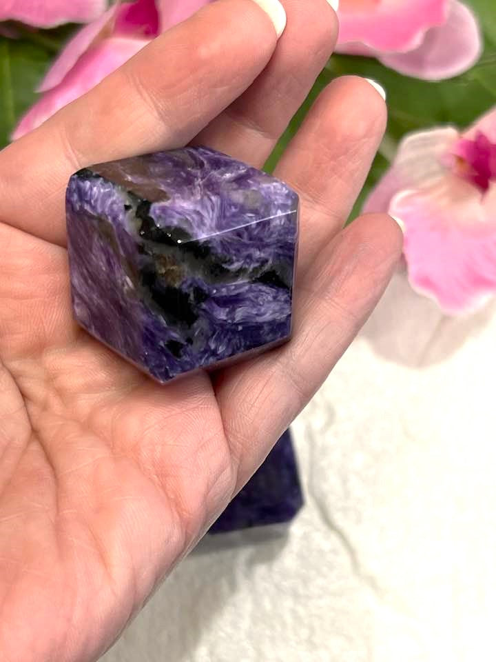 Charoite Cube