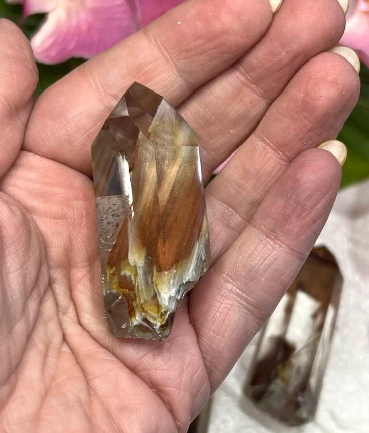 Amphibole (Angel Phantom Quartz) Point