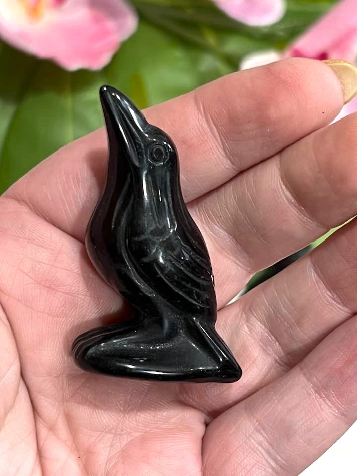 Black Obsidian Raven