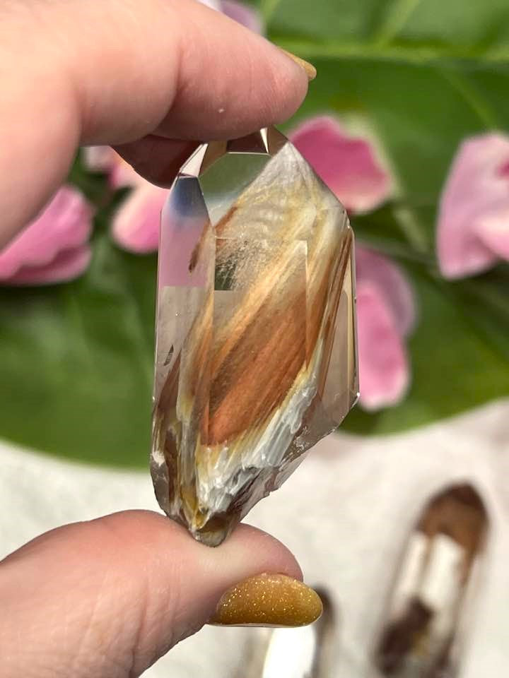 Amphibole (Angel Phantom Quartz) Point