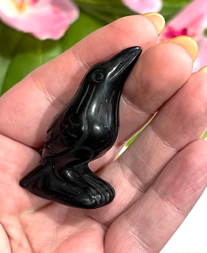 Black Obsidian Raven