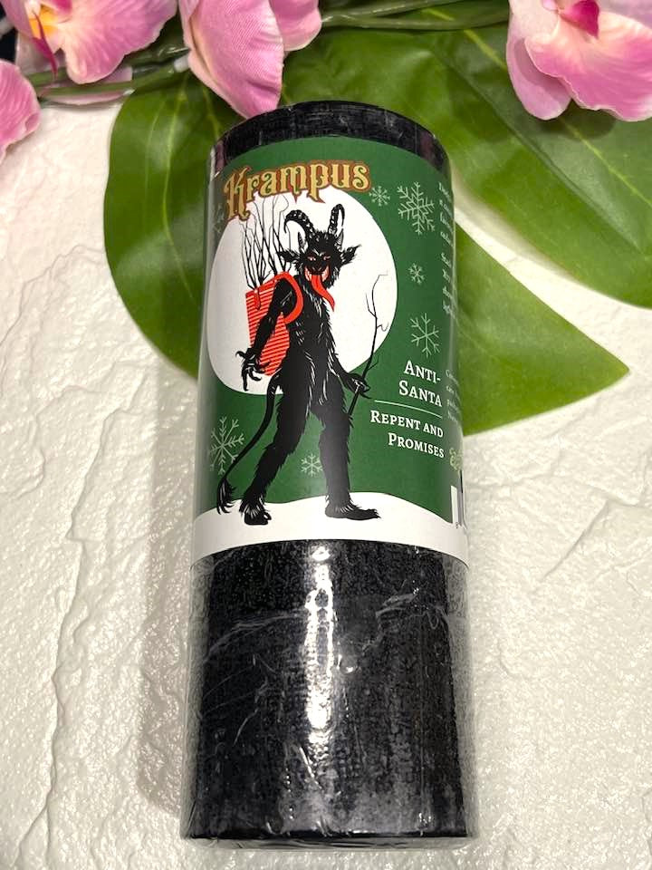 Krampus Anti-Santa Candle