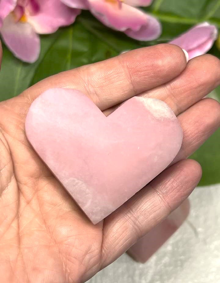 Pink Opal Heart