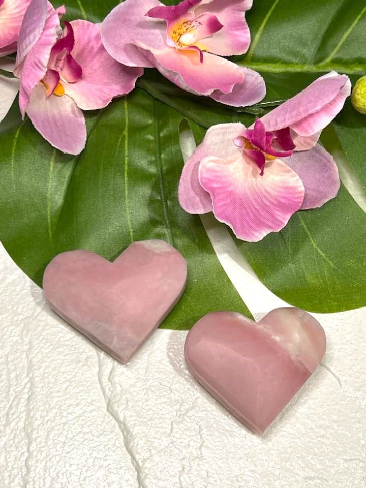 Pink Opal Heart