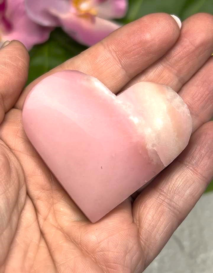 Pink Opal Heart