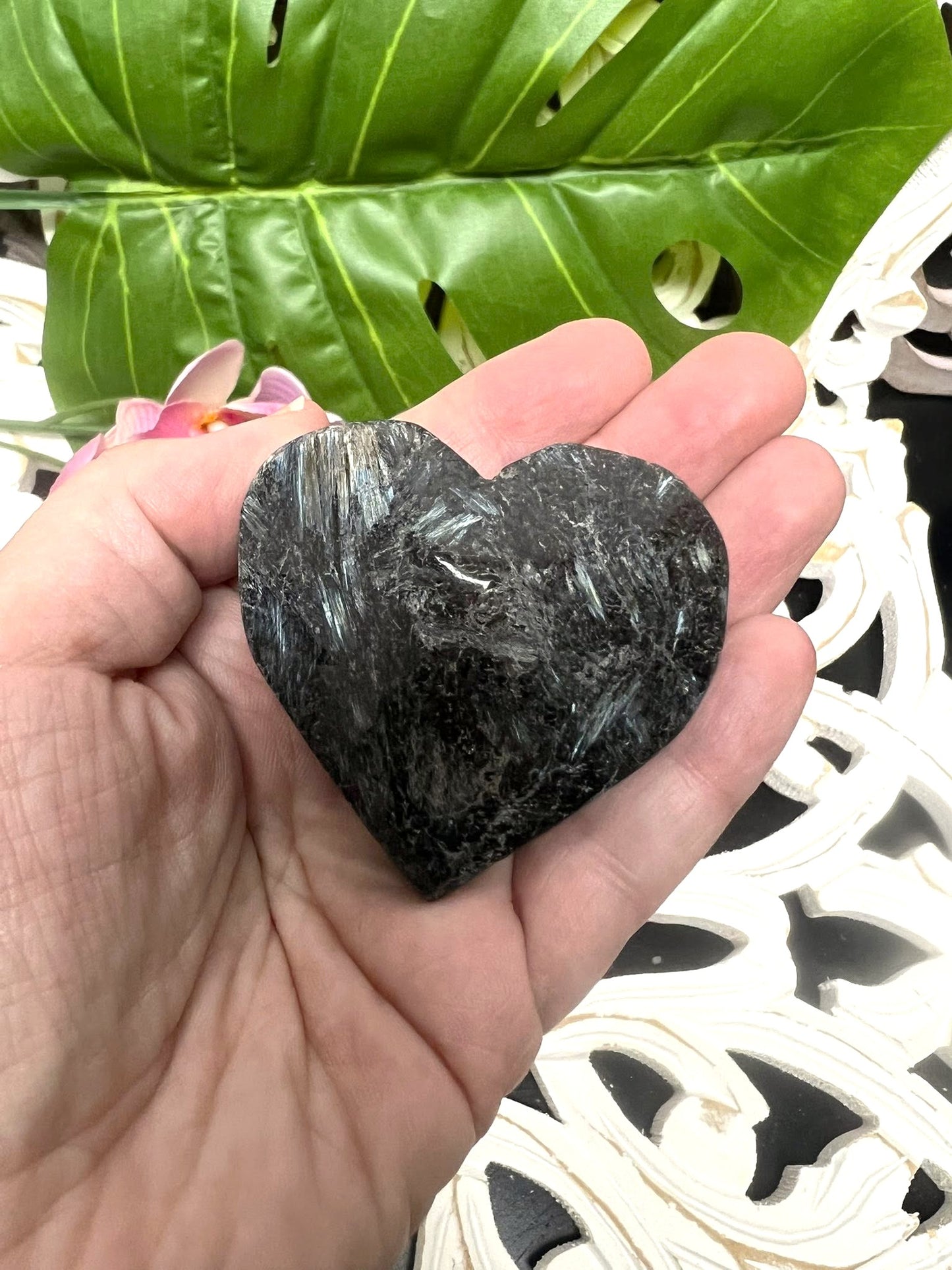 Pietersite Heart for Weathering the Storm