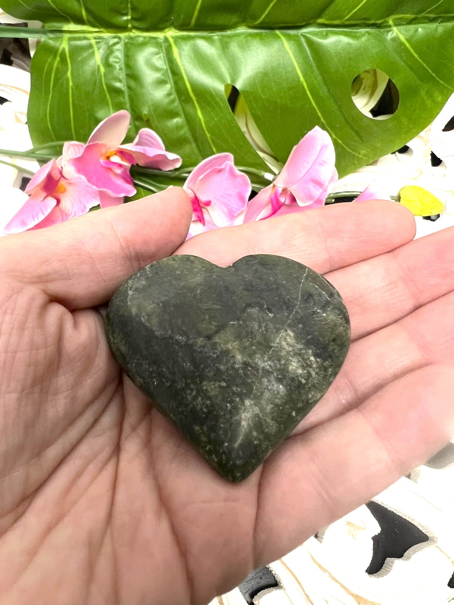 Green Jade Heart for Grounded Healing