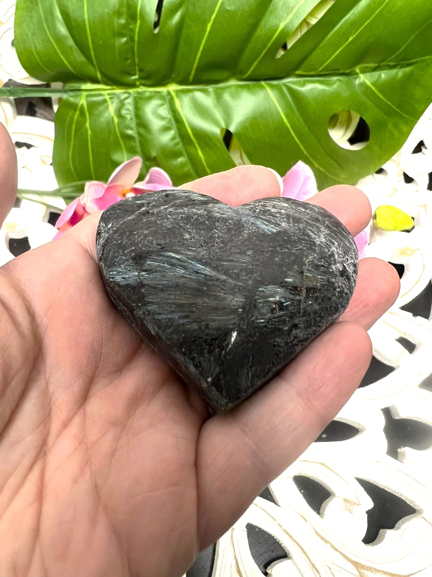 Pietersite Heart for Weathering the Storm