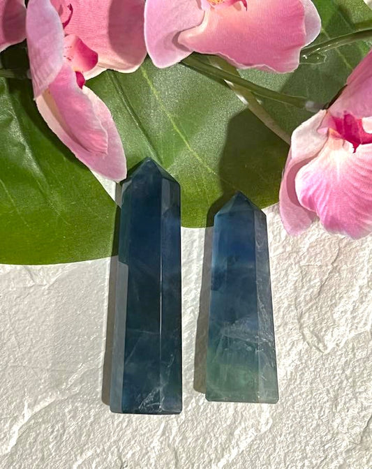 Blue Fluorite Tower