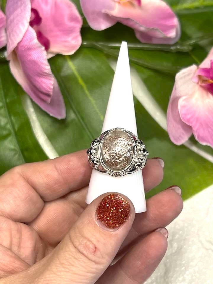 Phantom Quartz Adjustable Ring for Releasing
