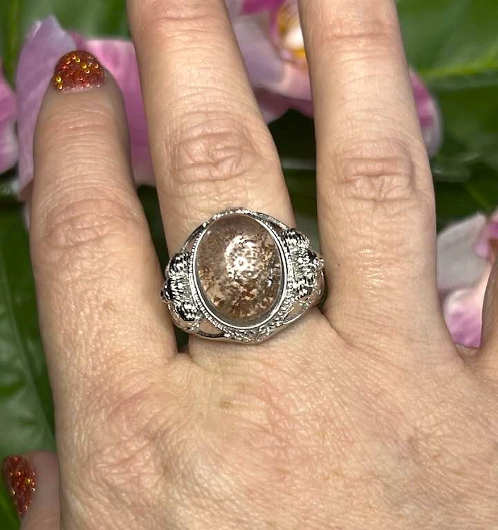Phantom Quartz Adjustable Ring for Releasing