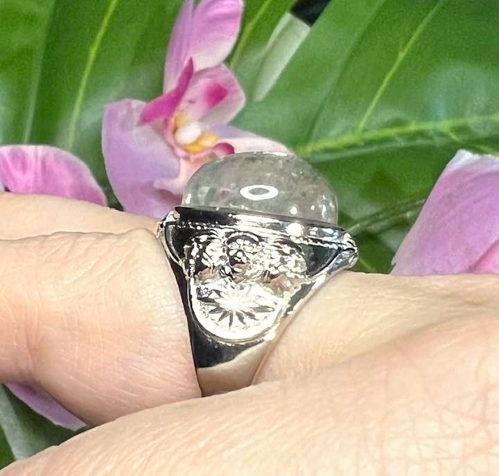 Phantom Quartz Adjustable Ring for Releasing
