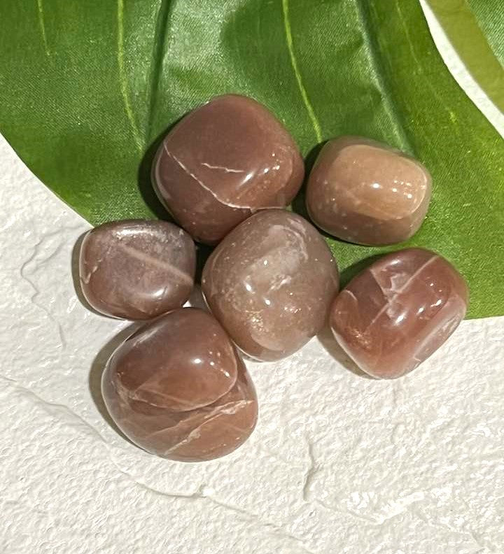 Tumbled Peach Moonstone