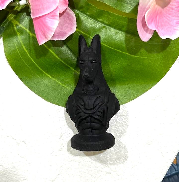 Black Obsidian Anubis