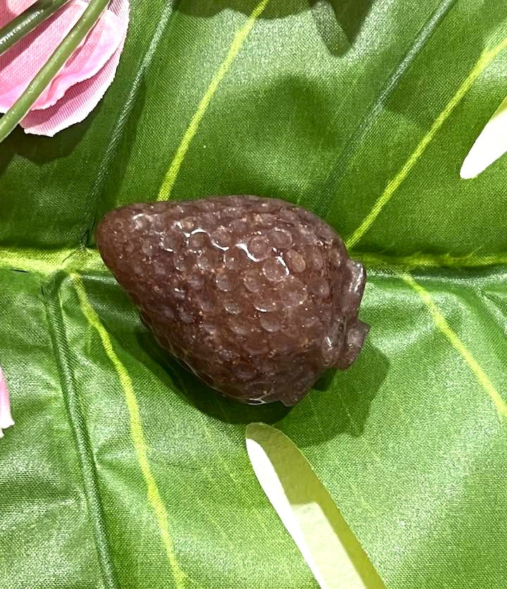 Strawberry Quartz Carved Strawberry