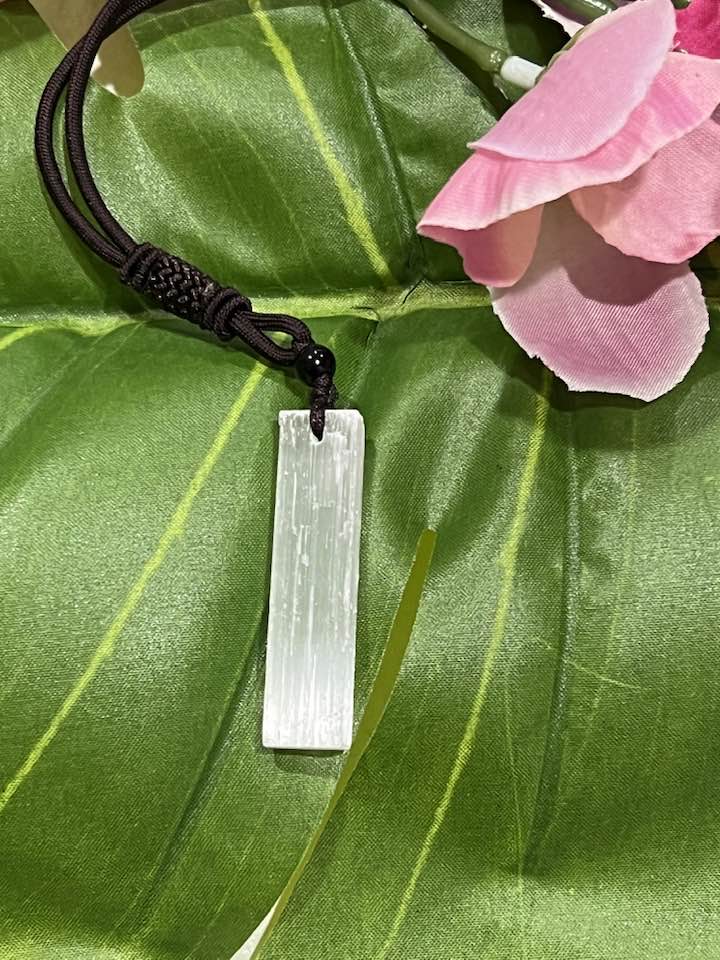 Selenite Necklace