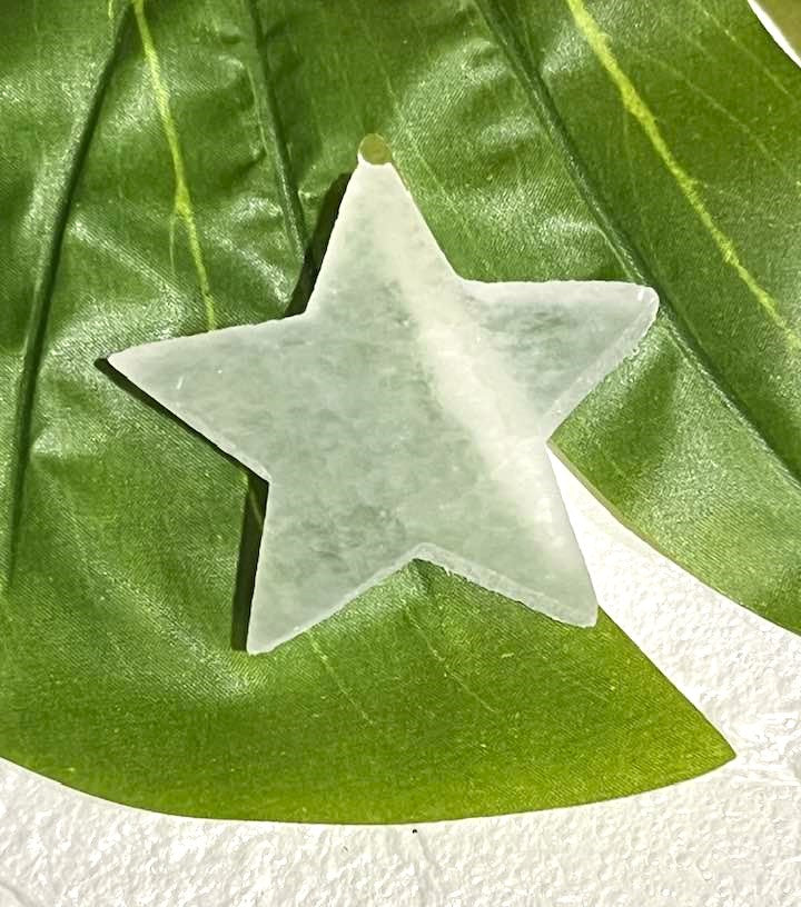 White Selenite Star