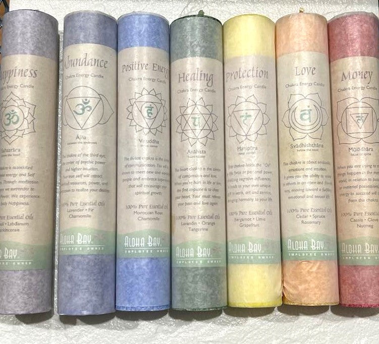 Chakra Pillar Candle