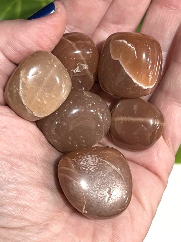 Tumbled Peach Moonstone