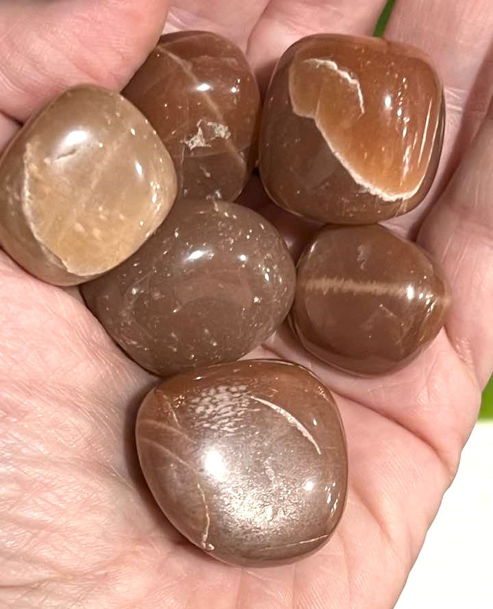 Tumbled Peach Moonstone