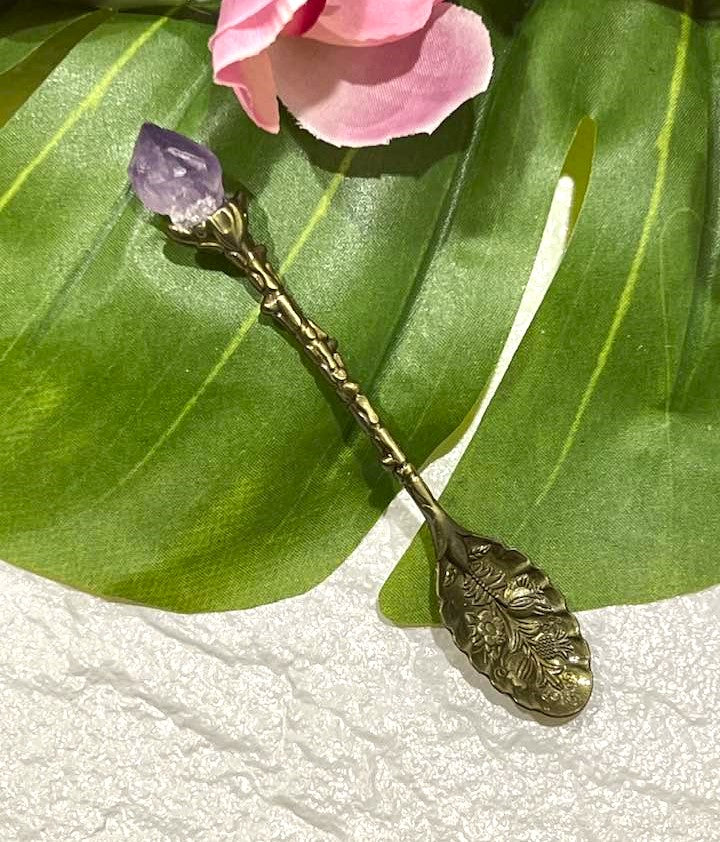 Amethyst Fairy Spoon