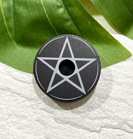 Pentacle Spell Chime Candle Holder