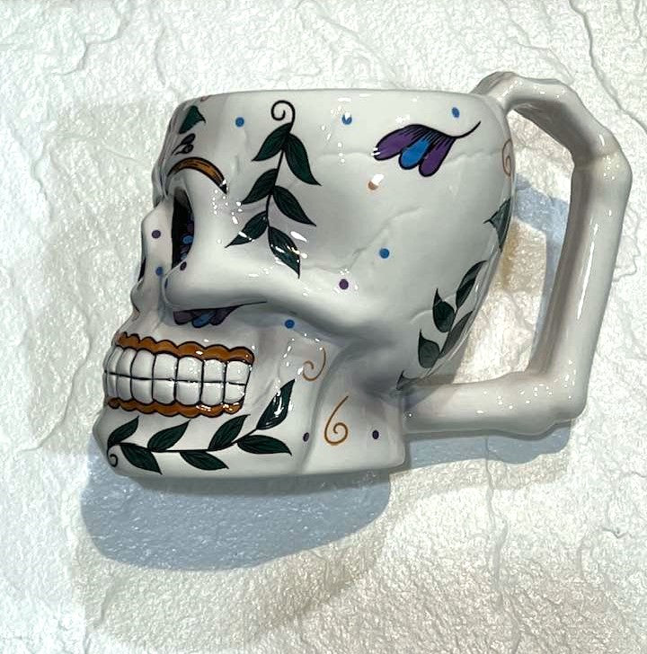 Day of the Dead Skull Mug