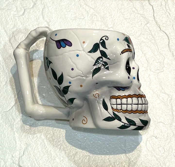 Day of the Dead Skull Mug