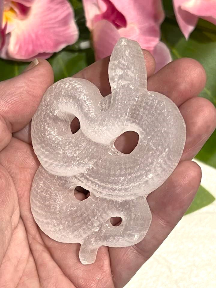 White Selenite Snake Craving