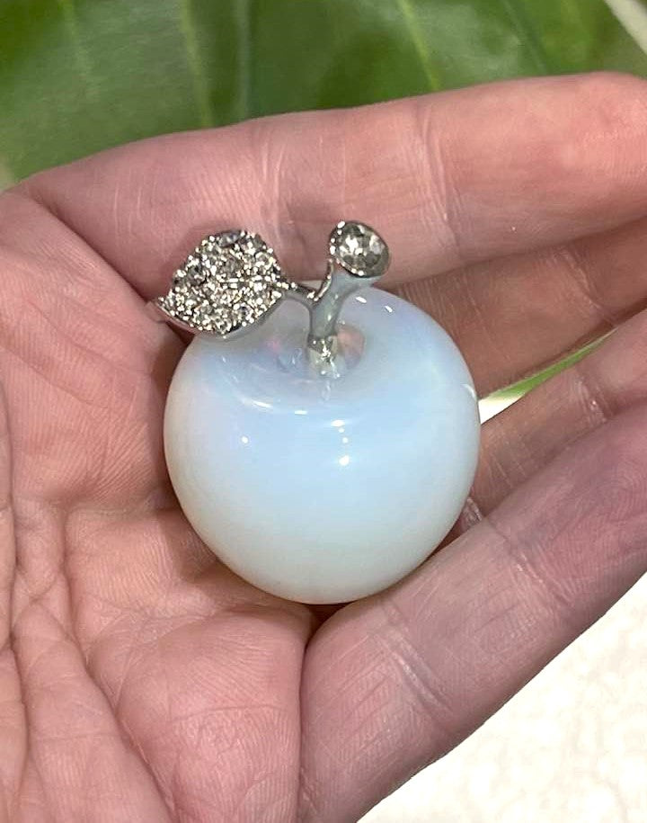 Apple in Rose Quartz or Opalite