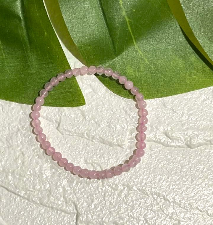 Rose Quartz Bracelet 10mm, 6mm or 4mm