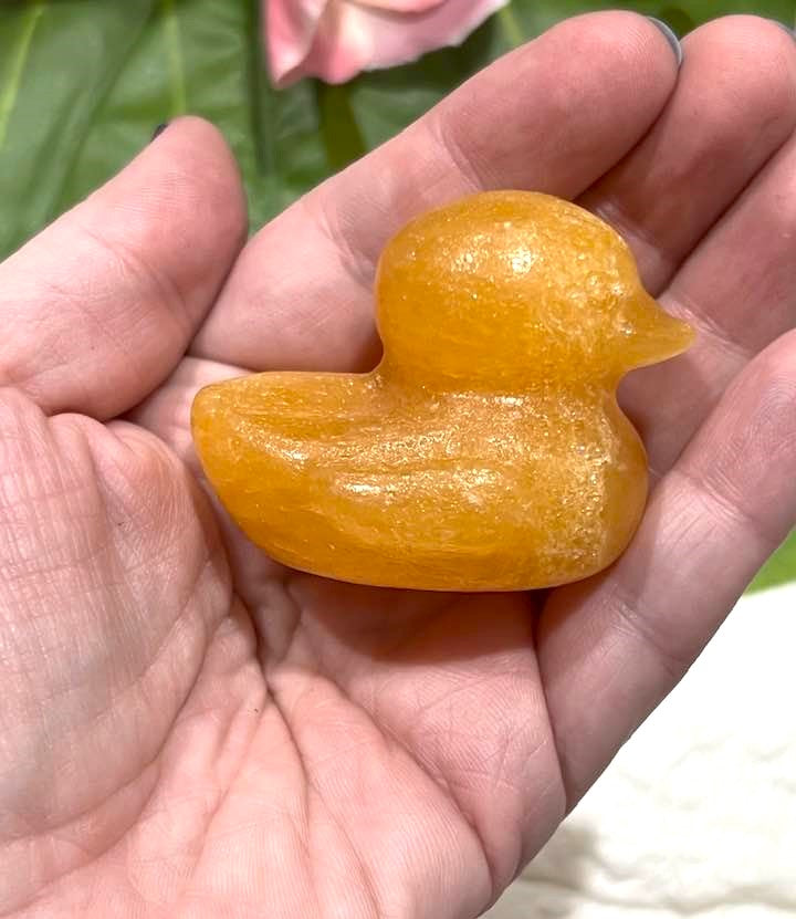 Yellow Calcite Duck
