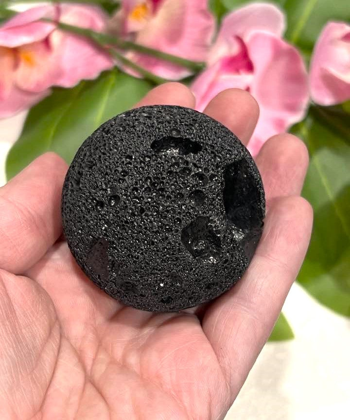 Black Lava Tower or Sphere