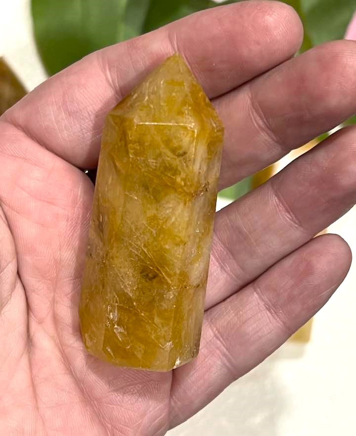 Golden Healer (Hematoid) Quartz Tower