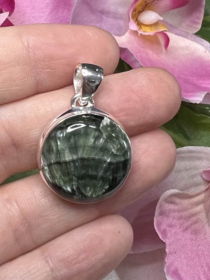 Seraphinite Sterling Silver Pendant Collection for Your Personal Guides and the Seraphim