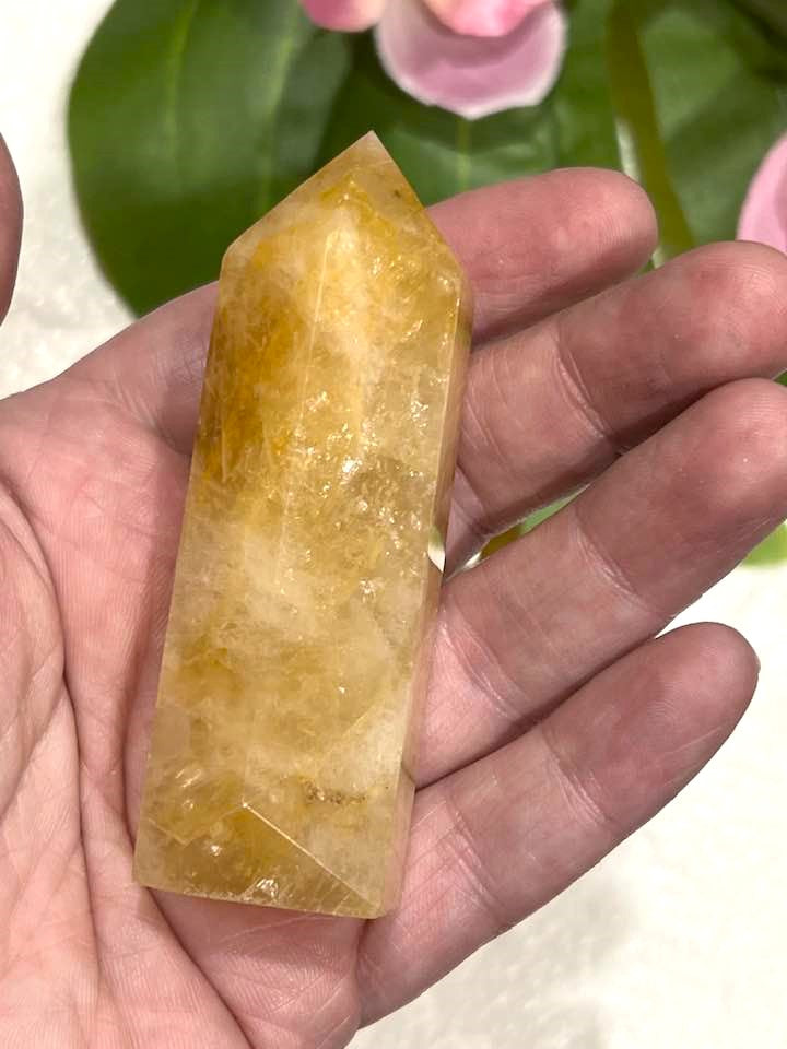 Golden Healer (Hematoid) Quartz Tower