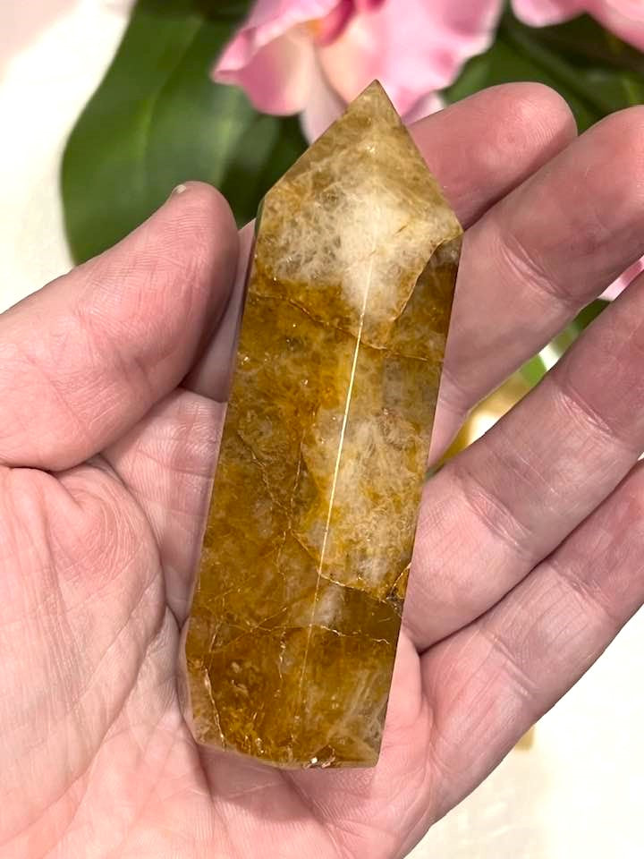 Golden Healer (Hematoid) Quartz Tower