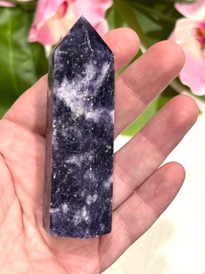 Purple Lepidolite Tower