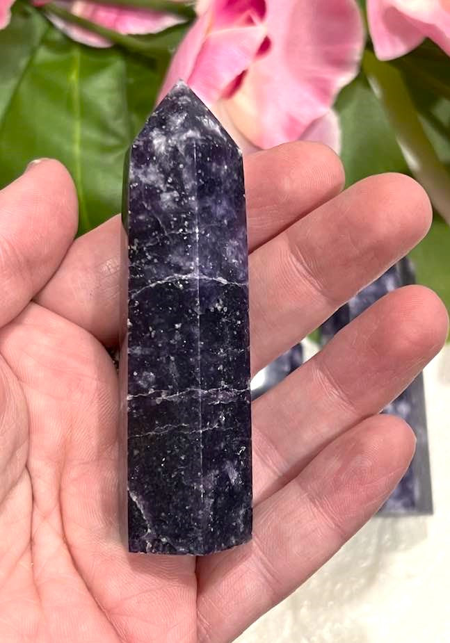 Purple Lepidolite Tower