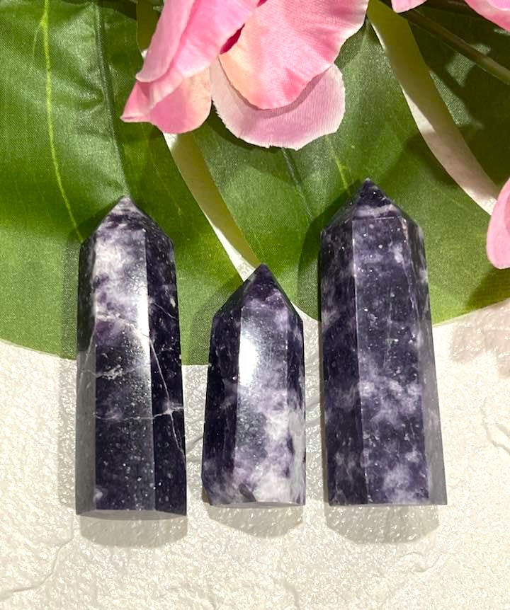 Purple Lepidolite Tower