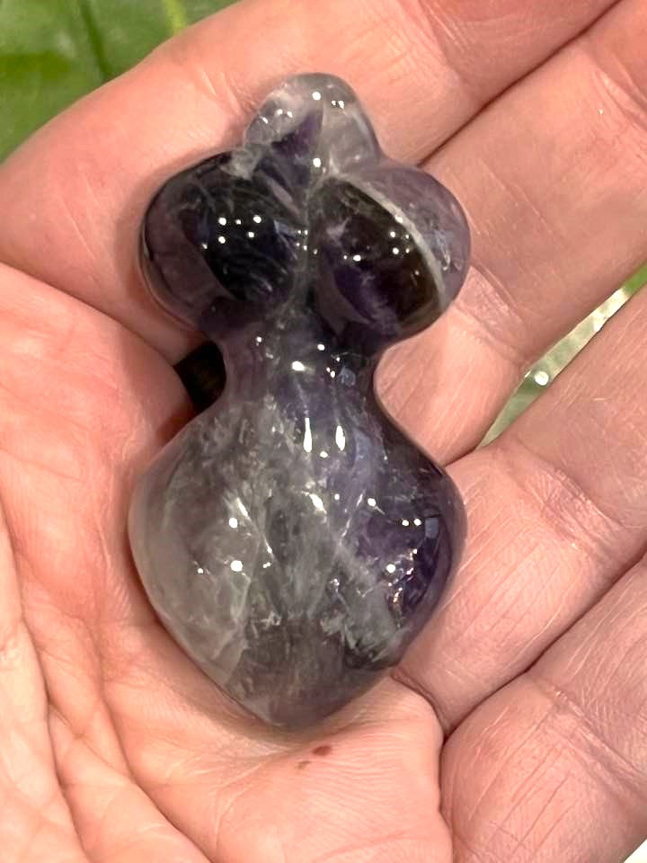 Goddess in Tiger's Eye, Amethyst, Opalite, Rose Quartz, Clear Quartz or Black Obsidian