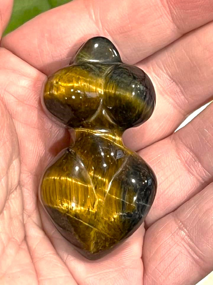 Goddess in Tiger's Eye, Amethyst, Opalite, Rose Quartz, Clear Quartz or Black Obsidian