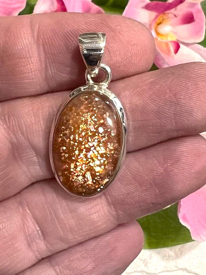 Sterling Silver Sunstone Pendant Collection