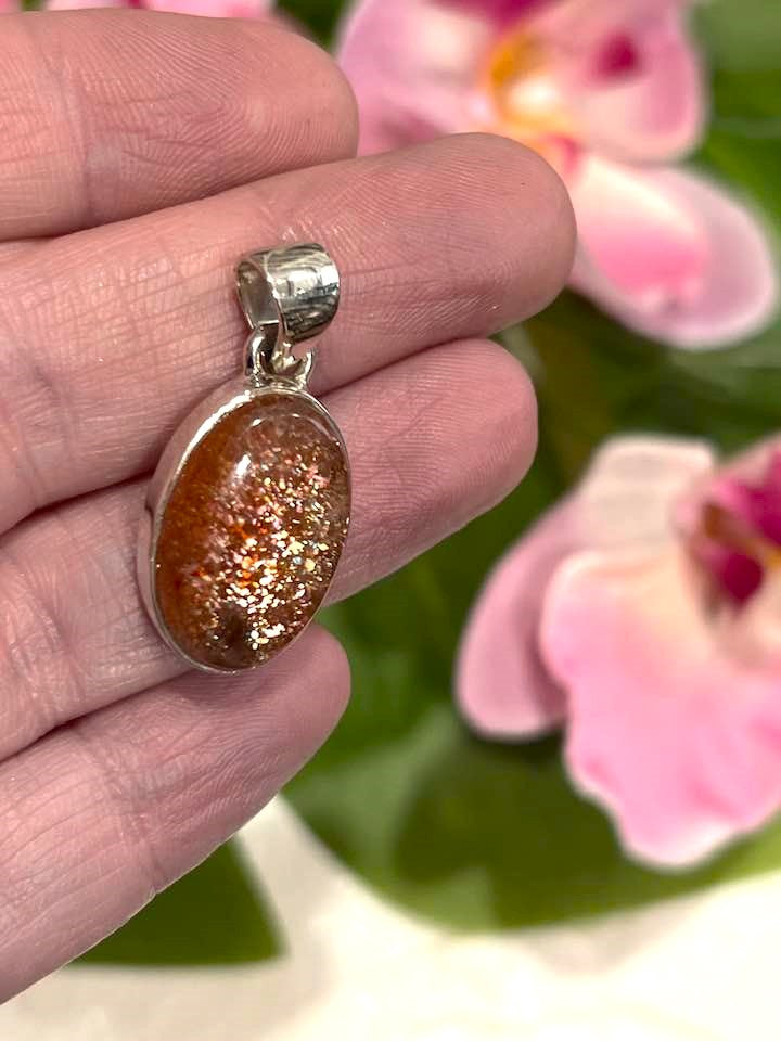 Sterling Silver Sunstone Pendant Collection