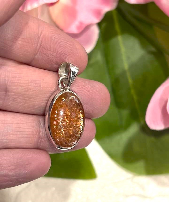Sterling Silver Sunstone Pendant Collection